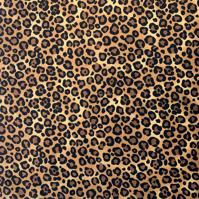 Poplin Prints Baby Leopard Pattern