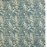 Poplin Prints Caroline Teal Floral Cotton Poplin Printed Farbric Pattern Fabric Photo