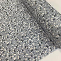 Poplin Print - Fields - Pale Grey