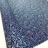 Poplin Prints Folk Navy S
