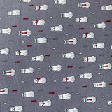 Poplin Prints Formal Feline Pattern