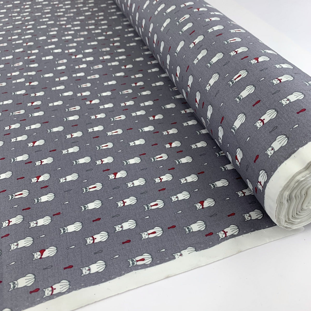 Poplin Prints Formal Feline Roll