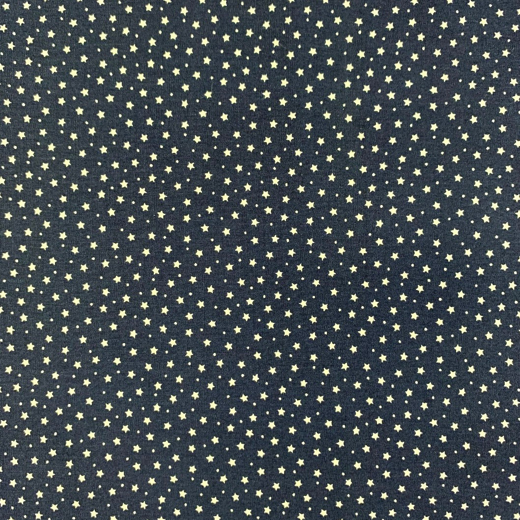 Remnant - Poplin Print - Galaxy - Navy (1m)