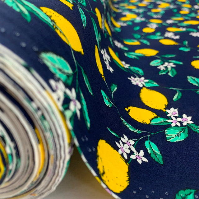 Poplin Prints Lemons Fabric Roll