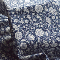 Poplin Print - Lewis - Navy