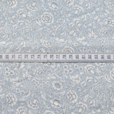 Poplin Prints Lewis Silver Silvery Grey Floral Cotton Dress Craft Fabric S