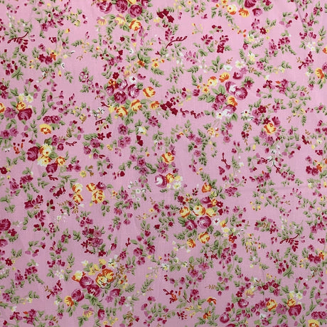 Poplin Prints Lydia Pink Pattern