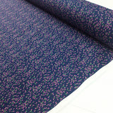 Poplin Prints Meadows Navy Small Scale Flowers Cotton Printed Fabric Fabric Photo