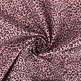 Poplin Prints Pink Tiny Cheetah Poplin Print Cotton Fabric Swirl