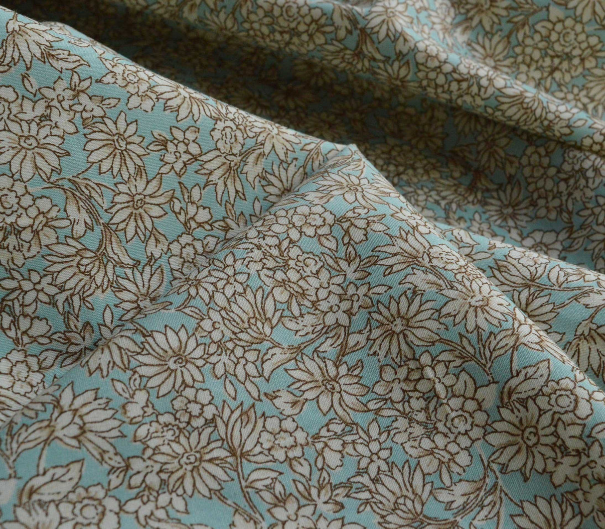 Poplin Prints Tatum Duck Egg Blue Cu Cotton Poplin Dress Craft Fabric