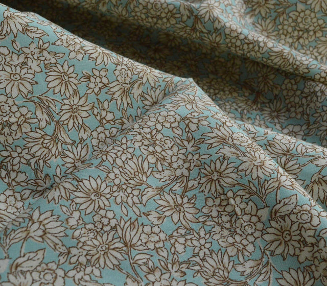 Poplin Prints Tatum Duck Egg Blue Cu Cotton Poplin Dress Craft Fabric