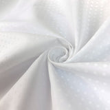 Poplin Prints The Crafty Spot Soft White Spotted Cotton Poplin Dress Craft Fabric Swirl