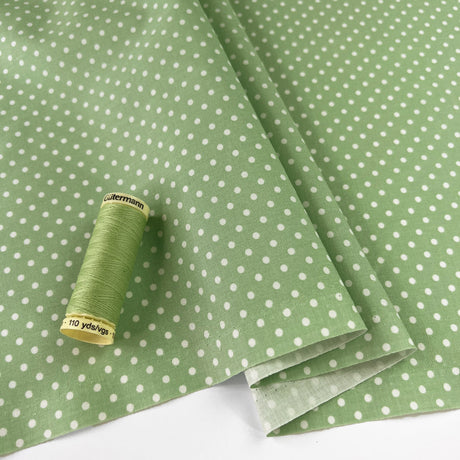 Poplin Print The Crafty Spot Apple Green Cotton Dress Fabric
