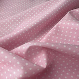 Poplin Print The Crafty Spot Baby Pink Cotton Dress Fabric