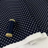 Poplin Print The Crafty Spot Dark Navy Cotton Dress Fabric 59780641 8A88 466D 8Add 4717003Bad00