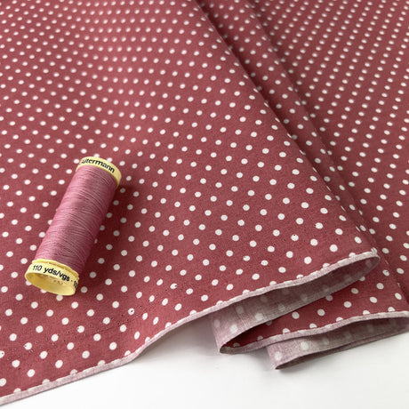 Poplin Print The Crafty Spot Dusky Pink Cotton Dress Fabric