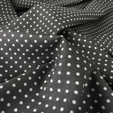 Poplin Print The Crafty Spot Grey Cotton Dress Fabric