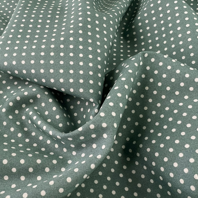 Poplin Print The Crafty Spot Ice Green Cotton Dress Fabric