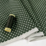 Poplin Print The Crafty Spot Old Green Cotton Dress Fabric