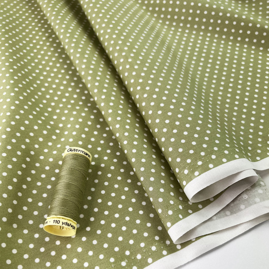Poplin Print The Crafty Spot Sage Green Cotton Dress Fabric 27A7Ec55 3625 4314 Bf47 Aaba5F58Eb7F