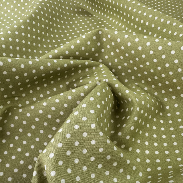 Poplin Print The Crafty Spot Sage Green Cotton Dress Fabric