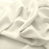 Prestige Ivory Stretch Polyester Ivory Crepe Fabric