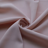Prestige nude pale dusky pink nude polyester crepe fabric cud