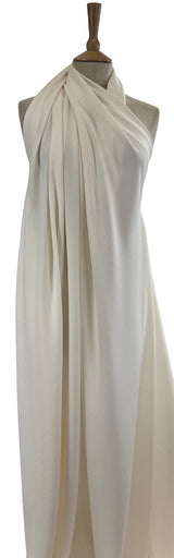 Prestige Ivory Polyester Crepe Dressmaking Fabric Mannequin