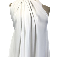 Monaco Crepe - White