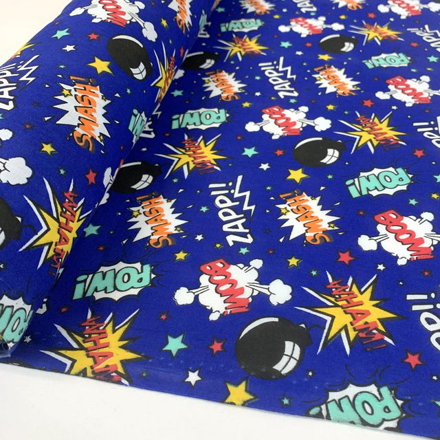 Pretty Polly Comic Royal Boom Pow Wow Roll