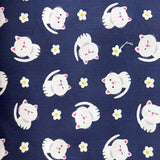 Pretty Polly Cotton Polyester Cat Print Fabric Meow Meow Full