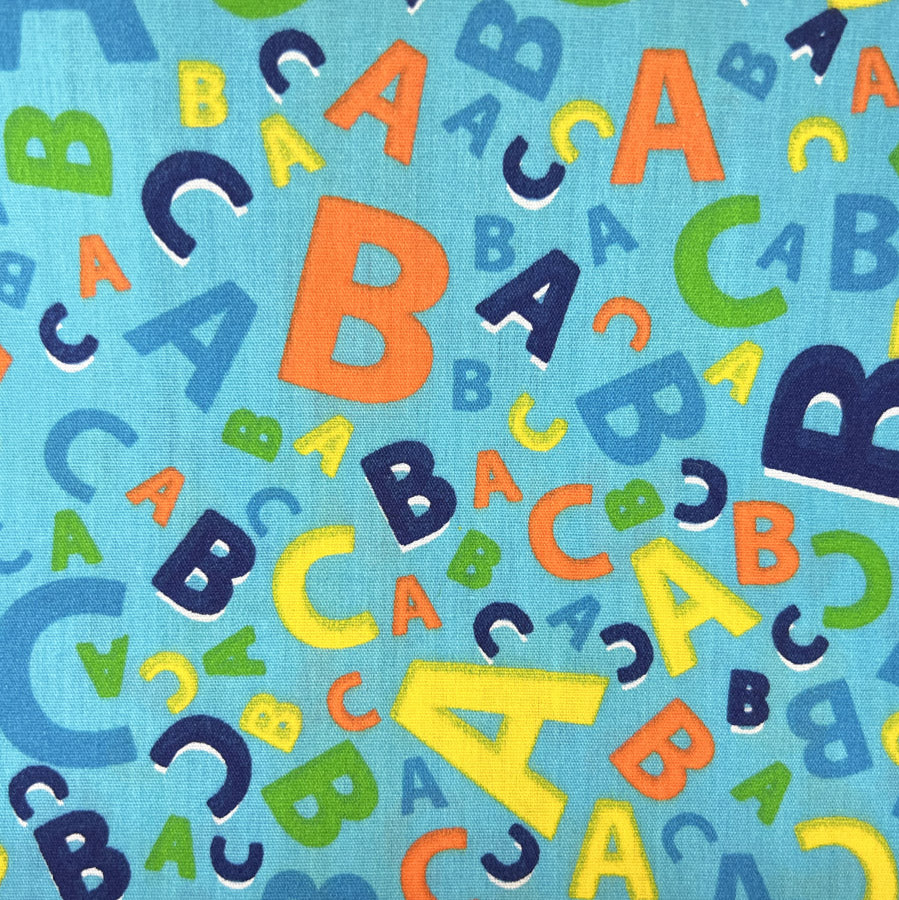 Pretty Polly Cotton Polyester Letters Print Fabric 2