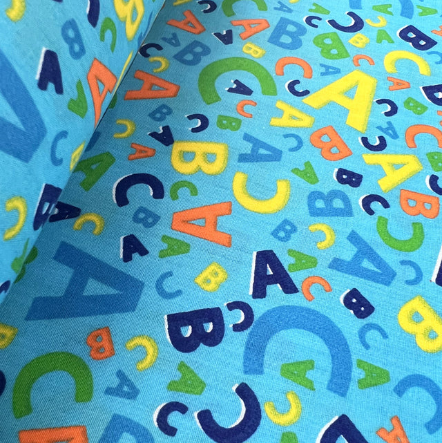 Pretty Polly Cotton Polyester Letters Print Fabric 3