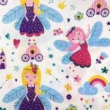 Pretty Polly Cotton Polyester Prinsess Print Fabric Fairy Godmother Full