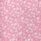 Pretty Polly Cotton Polyester Print Fabric Pink Azalea Full