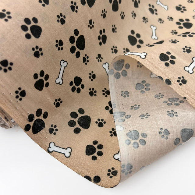 Pretty Polly Paw Prints Nude Fold