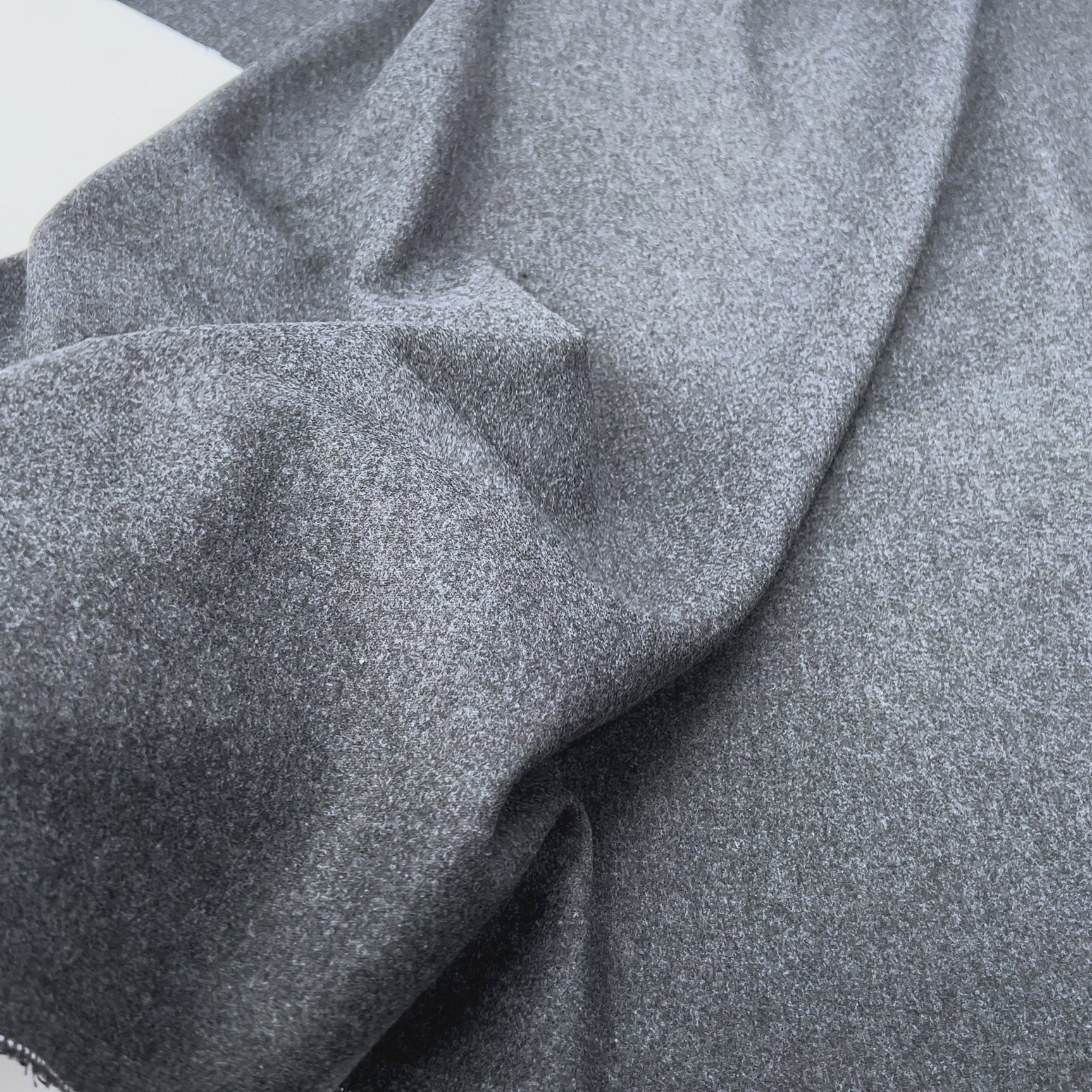 Wool & Polyester Mix Grey Marl Suiting Fabric Survival Instincts Video
