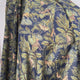 Amazonia Viscose Navy Green Leopard Leaf Print Italian Fabric Video