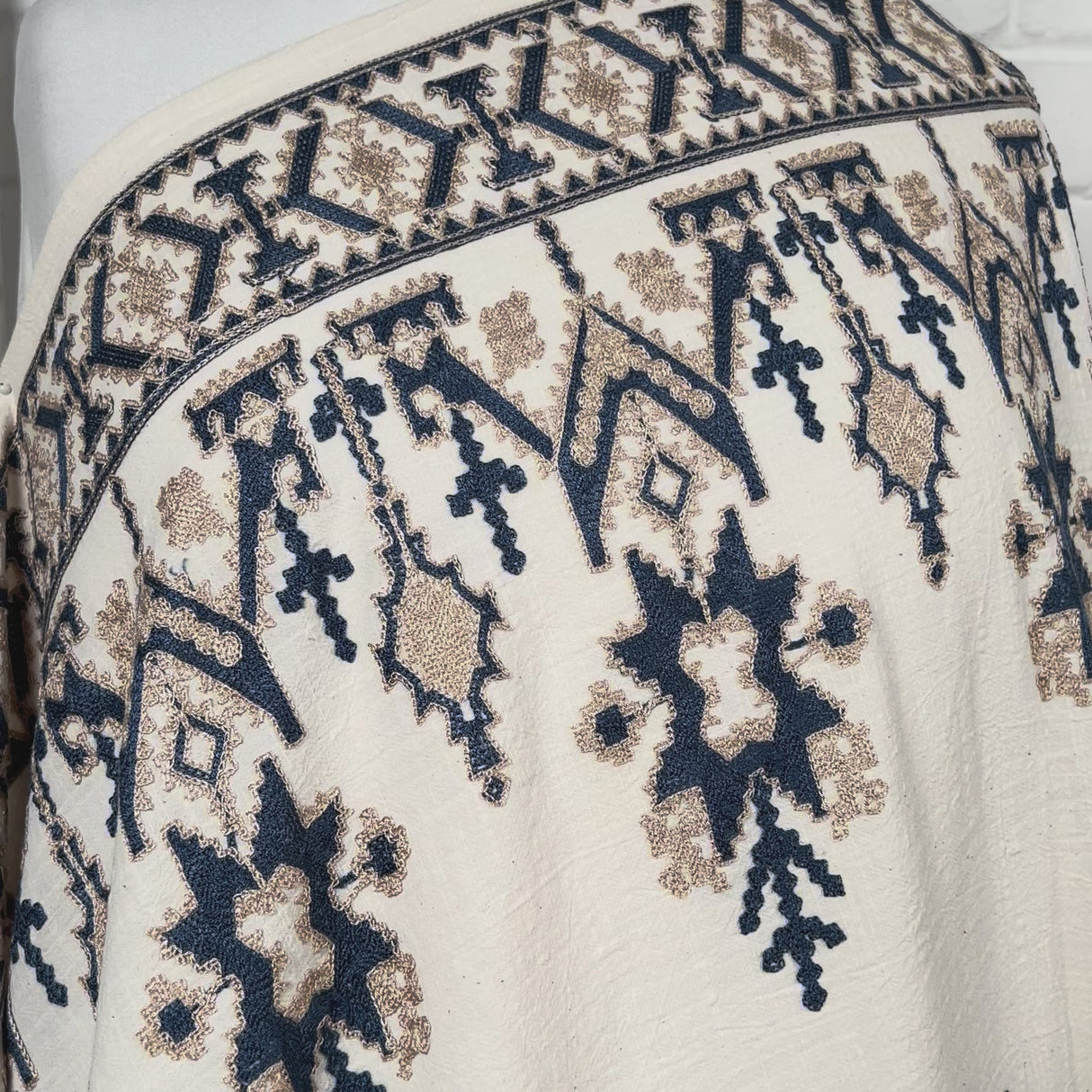 Cleopatra Sands Cotton Polyester Embroidered Dress Fabric Video