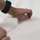 Lightweight Off-White Cotton Elastane Dress Fabric Alabaster White Video