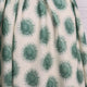 Italian Ex-Designer Green Sunburst Print Shirting Fabric Linen Lido Video