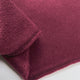 Dark Red Polyester Soft Plain Fleece Fabric  Burgundy Fuzz Video