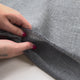 Flopsy Blue Grey Wool Loose Woven Suiting Fabric Vid