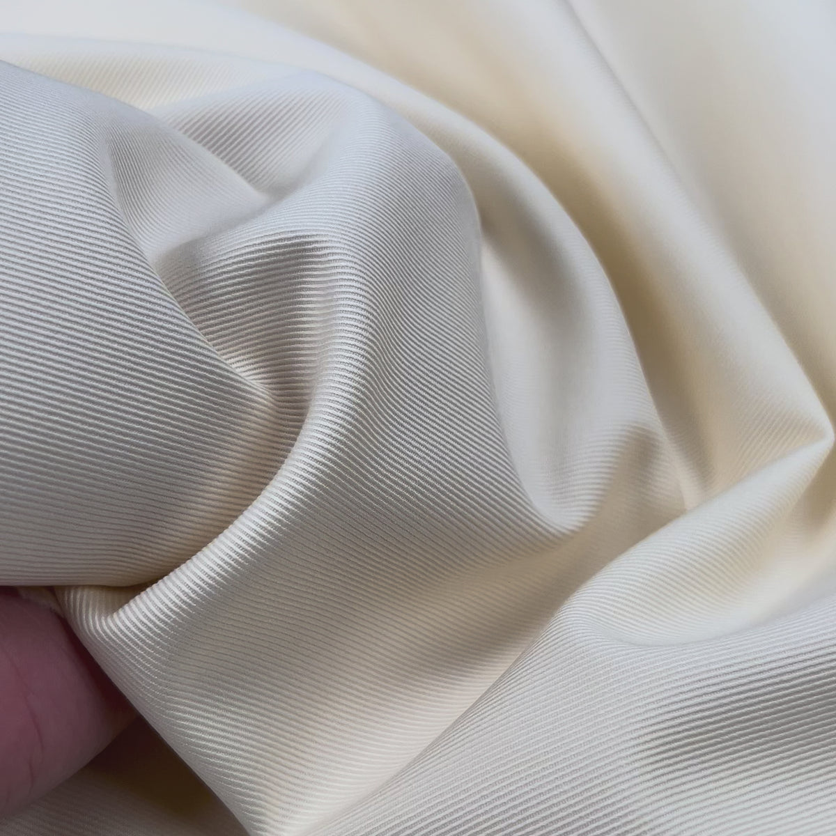 Cream Of The Cloth Organic Cotton Twill Fabric Video