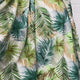 Viscose Linen Blend Palm Green Brown Leaf Print Dress Fabric Ecuador Video