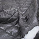 Foil Quilting Black Polyester Wadded Diamond Coating Fabric video