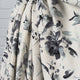 Cream Charcoal Floral Digital Print Dress Fabric Lilly's Garden Video