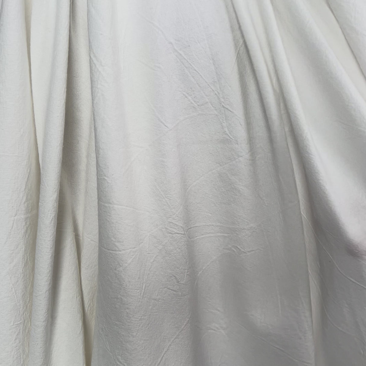 Plain Soft White Crinkle Cotton Shirting Fabric Just Washed Video