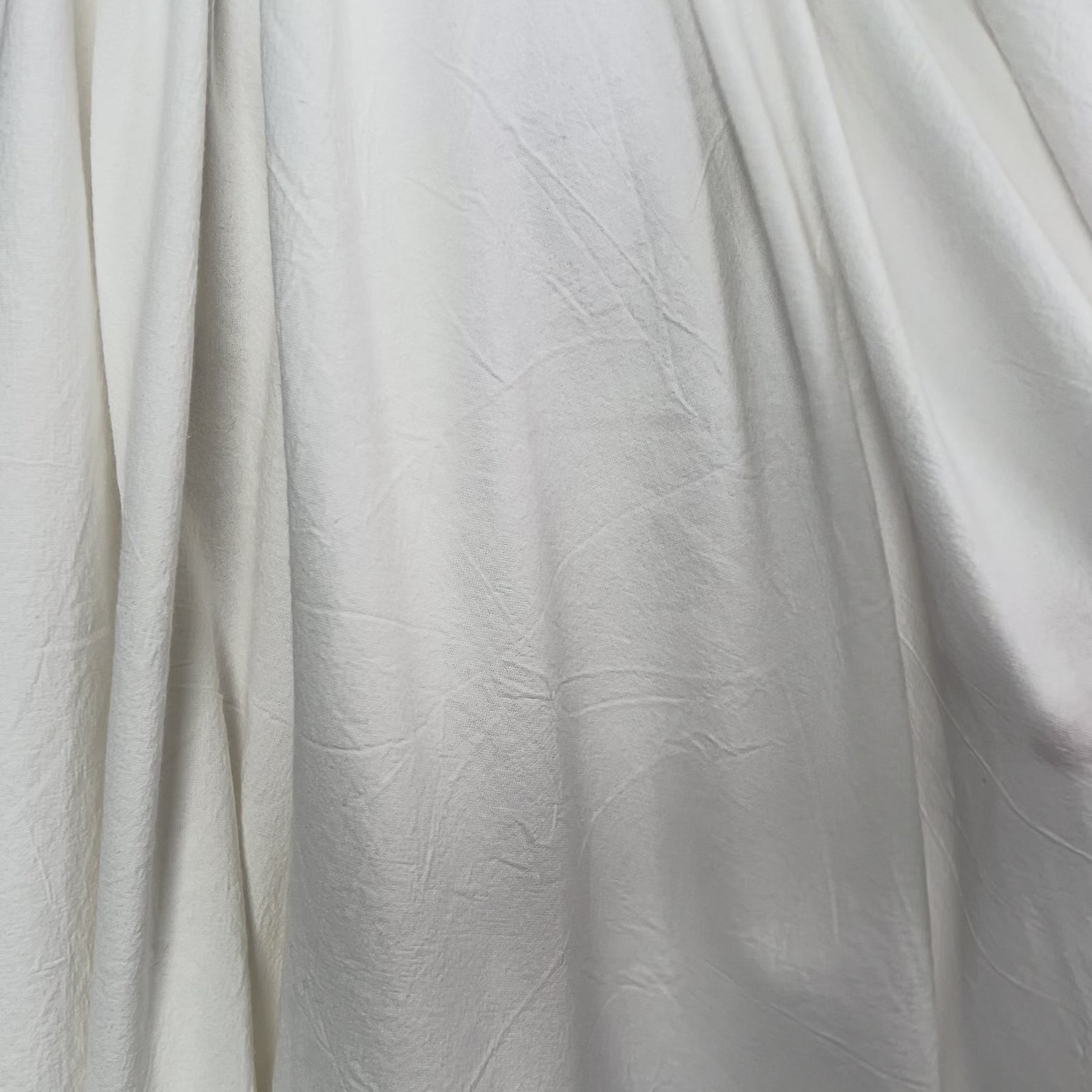 Plain Soft White Crinkle Cotton Shirting Fabric Just Washed Video