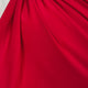 ITY Red Plain Polyester Knitted Stretch Jersey Fabric Video